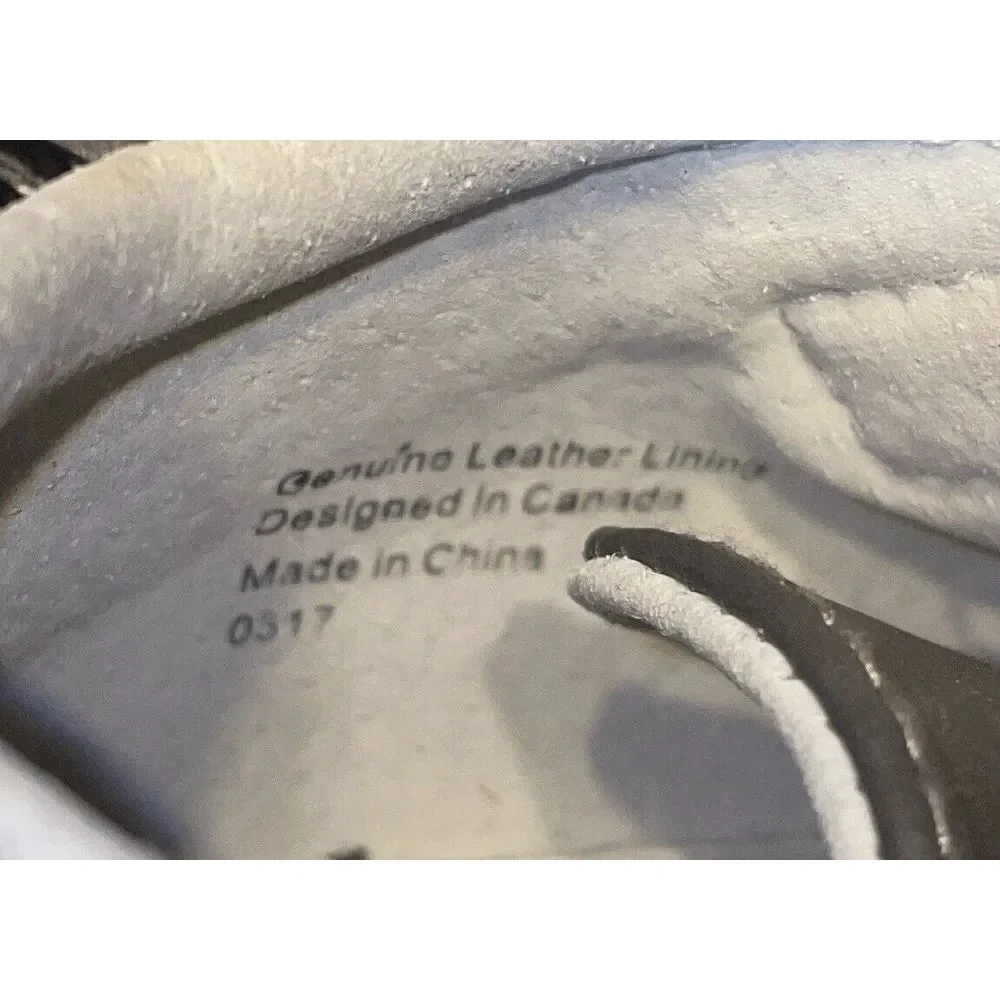 Jack and Lily Infant‎ Shoes Leather moccasin sz 30-36 Months Gray and Black
